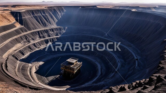 كميات ضخمة من إنتاج الفحم الوطني، مناجم الفحم الطبيعي العربية، مناطق التنقيب عن الثروات الباطنية، الطبيعة الصخرية وتضاريس السلاسل الجبلية، المرتفعات وقمم الجبال في المملكة العربية السعودية