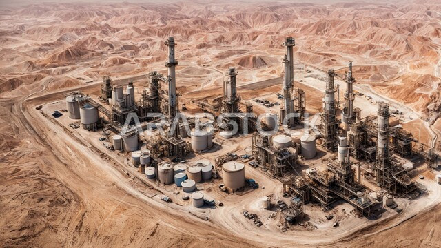 صناعات ومشاريع بيتروكيماوية، التطور الهندسي والعمراني لمصافي البترول في المملكة العربية السعودية، مصفاة نفط على الرمال الذهبية الناعمة، اعتماد التقنيات والتكنولوجيا الحديثة في إنتاجية الغاز، ادوات ومعدات ضخمة وحديثة