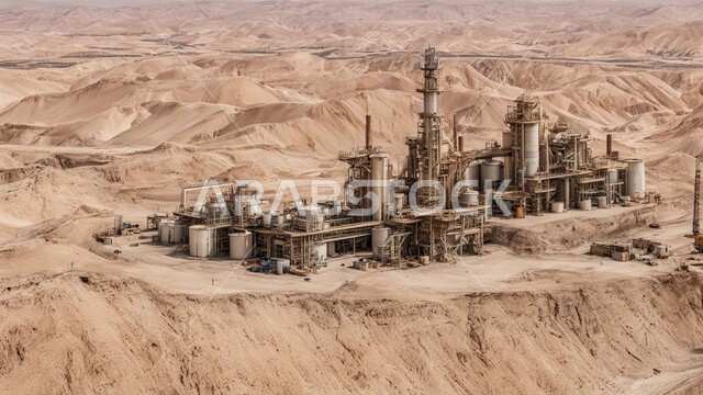 صناعات ومشاريع بيتروكيماوية، التطور الهندسي والعمراني لمصافي البترول في المملكة العربية السعودية، مصفاة نفط على الرمال الذهبية الناعمة، اعتماد التقنيات والتكنولوجيا الحديثة في إنتاجية الغاز، ادوات ومعدات ضخمة وحديثة