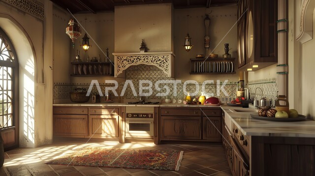 تصميم داخلي لمطبخ على الطراز الحديث, الديكورات العصرية الحديثة للمطابخ الفاخرة، أثاث منزلي راقي، شقق و فلل سكنية في المملكة العربية السعودية, التصاميم الأنيقة المميزة