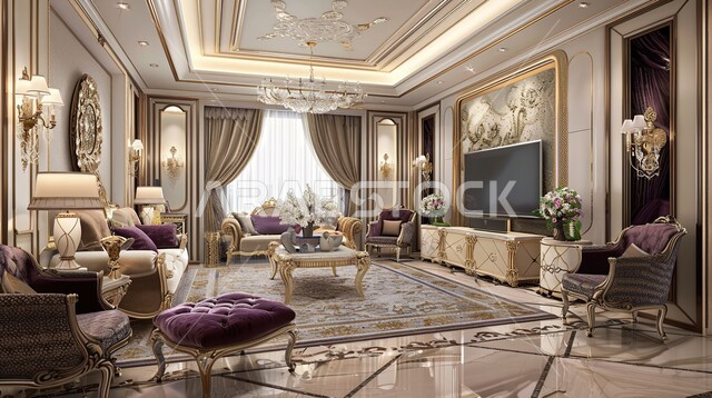 تحف و اكسسوارات عصرية حديثة، التصاميم الأنيقة لغرف الجلوس المريحة على الطراز الحديث، غرفة معيشة مع أثاث منزلي فاخر بالألوان الراقية، الديكورات الداخلية الفاخرة المميزة, شقق و فلل سكنية في المملكة العربية السعودية
