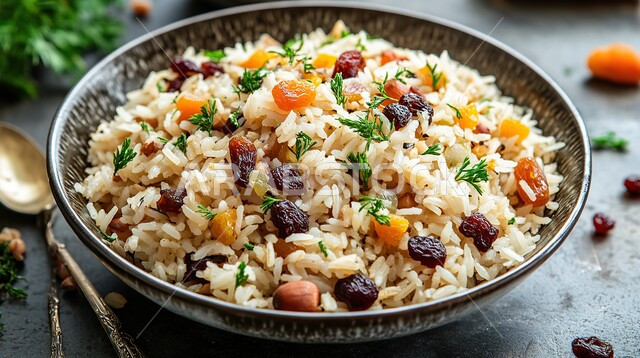 طبق من الأرز مع اللحم المشوي, أغذية صحية ذات قيمة غذائية عالية, المأكولات الساخنة الشهية, أكلات عربية شعبية مشهورة, وصفات الأطعمة الشرقية اللذيذة, أطباق الوجبات المفيدة, الأساليب الفنية في تقديم الطعام في مطاعم المملكة العربية السعودية