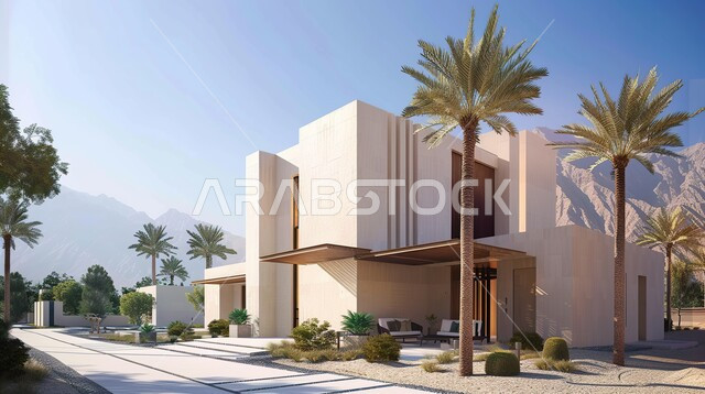 النمو والتقدم العمراني في المملكة العربية السعودية، الفن الهندسي المعماري على الطراز الحديث، المباني والبيوت السكنية، الفلل والفنادق المتميزة، تصاميم عصرية للمنتجعات الفاخرة، الاهتمام بالتشجير وزراعة النباتات الخضراء