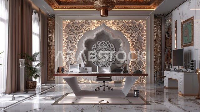 الديكورات العصرية الفاخرة, تصاميم حديثة لمكاتب الشركات في المملكة العربية السعودية, مكتب بديكور راقي على الطراز الحديث, التصميم الداخلي الأنيق, تجهيزات مكتبية أنيقة مع أثاث مكتبي مريح