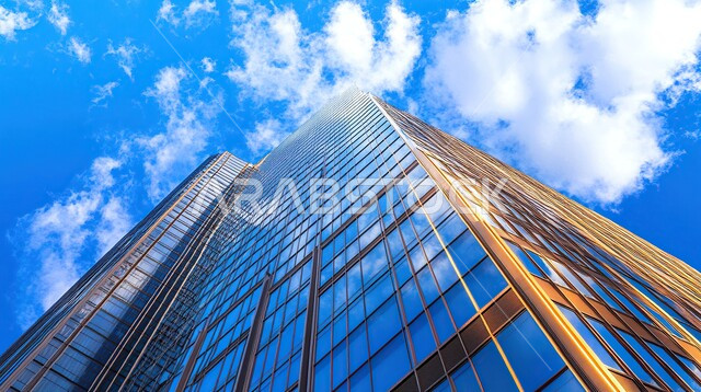 المباني والمنشآت التجارية الشاهقة في المملكة العربية السعودية, رؤية مستقبلية سعودية2030, الفن الهندسي المعماري للأبراج وناطحات السحاب, منظر تخيلي مستقبلي للتقدم والنمو العمراني, بناء مستقبل وحضاري ومتطور