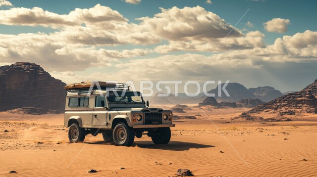 Entertainment activities and events, sand bashing in the soft sands of the Saudi Arabian desert, dune bashing, dirt car racing, World Desert Rally Championship, Dakar Rally event in Saudi Arabia