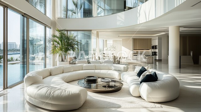 ديكورات عصرية ومبتكرة للشقق والفلل السكنية في المملكة العربية السعودية، أثاث منزلي راقي ومريح, غرفة جلوس فاخرة, الواجهات والنوافذ الزجاجية، غرف معيشه بتصاميم عصرية حديثه, التحف والديكورات الداخليه الأنيقة