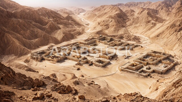 أماكن مناجم الذهب الطبيعي، مناطق التنقيب عن الثروات الباطنية الخام، الطبيعة الصخرية وتضاريس السلاسل الجبلية، المرتفعات وقمم الجبال في المملكة العربية السعودية، الحفر والعمل في موقع التعدين، نقل الأتربة بواسطة الشاحنات