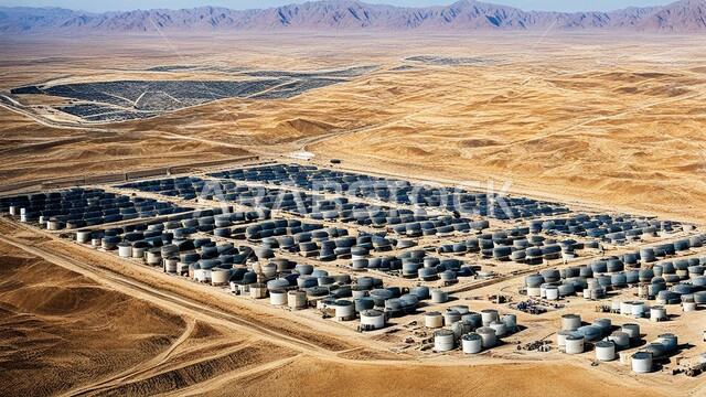 مصافي تكرير النفط والغاز, صناعات ومشاريع بتروكيماوية، مفهوم هندسة البترول في دول الخليج, النهضة بالاقتصاد الوطني السعودي, الأبراج والهياكل المعدنية في الأراضي الصحراوية, مستودعات وخزانات كبيرة وضخمة, مصانع ومناجم الوقود في المملكة العربية السعودية