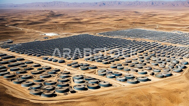مصافي تكرير النفط والغاز, صناعات ومشاريع بتروكيماوية، مفهوم هندسة البترول في دول الخليج, النهضة بالاقتصاد الوطني السعودي, الأبراج والهياكل المعدنية في الأراضي الصحراوية, مستودعات وخزانات كبيرة وضخمة, مصانع ومناجم الوقود في المملكة العربية السعودية