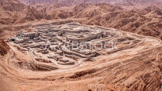 التنقيب عن الثروات الباطنية الخام، أماكن مناجم النيكل الطبيعي، الطبيعة الجبلية والتضاريس، المرتفعات وقمم الجبال في المملكة العربية السعودية، مستودعات وخزانات ضخمة في موقع التعدين، التكوينات والتشكيلات الصخرية