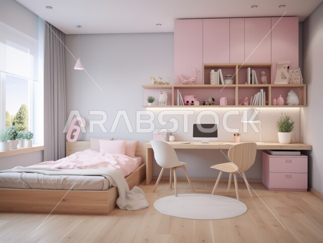 فنادق ومنتجعات بديكورات راقية في المملكة العربية السعودية, أثاث واكسسوارات منزلية داخلية أنيقة، شقق وفلل سكنية فاخرة, التصميم الداخلي للمنازل والبيوت باللون الوردي، غرفة نوم بتصاميم عصرية حديثة, النوافذ والواجهات الزجاجية