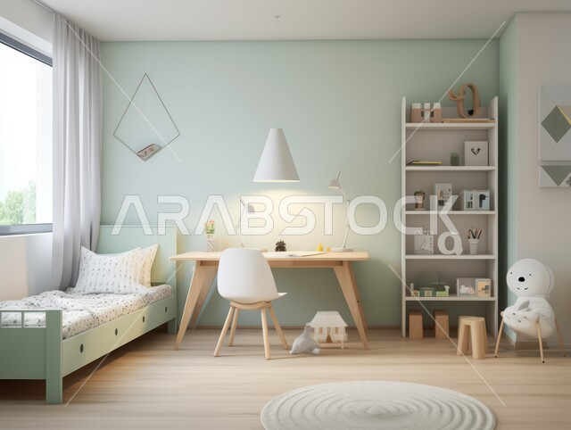 فنادق ومنتجعات بديكورات راقية في المملكة العربية السعودية, أثاث واكسسوارات منزلية داخلية أنيقة، شقق وفلل سكنية فاخرة, التصميم الداخلي للمنازل والبيوت باللون الاخضر، غرفة نوم بتصاميم عصرية حديثة