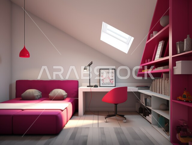 فنادق ومنتجعات بديكورات راقية في المملكة العربية السعودية, أثاث واكسسوارات منزلية داخلية أنيقة، غرفة نوم بتصاميم عصرية حديثة, التصميم الداخلي للمنازل والبيوت باللون الوردي و الابيض، شقق وفلل سكنية فاخرة