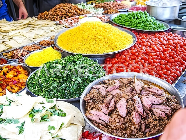 محاصيل زراعية ومنتجات وطنية سعودية، أنواع وأصناف من السلع المختلفه في الأسواق الشعبية التقليدية, بيع الاحتياجات والمستلزمات المنزلية، عرض المواد الغذائيه والبقوليات والتموينات المحليه