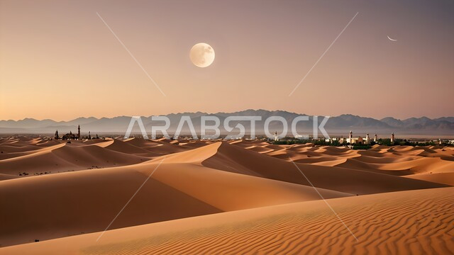 التضاريس و المرتفعات في البراري، مناطق البادية والبيئة الطبيعية الصحراوية، التكوينات والتشكلات الرملية في صحراء المملكة العربية السعودية، الهضاب و التلال من الرمال الناعمة الذهبية، خلفية الطبيعة