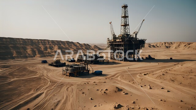 منصات لاستنباط النفط والزيوت وسط الأراضي الصحراوية, جودة معامل ومعدات الإنتاج، اعتماد التقنيات والتكنولوجيا الحديثة في إنتاجية البترول والغاز في المملكة العربية السعودية, استخراج وتصدير الثروات الباطنية