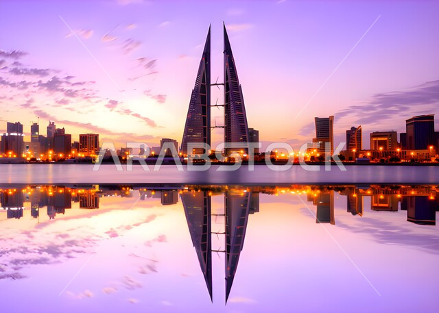 الفن الهندسي المعماري لبناء الأبراج و ناطحات السحاب, المباني الشاهقة و المنشآت التجارية و السكنية, أماكن و معالم سياحية مشهورة في البحرين, التقدم و النمو العمراني