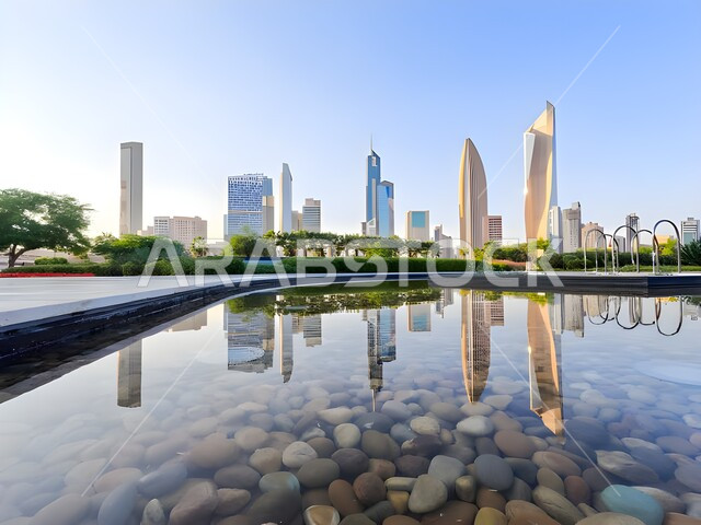 المباني الشاهقة و المنشآت التجارية و السكنية, أماكن و معالم سياحية مشهورة في الكويت, التقدم و النمو العمراني, الفن الهندسي المعماري لبناء الأبراج و ناطحات السحاب