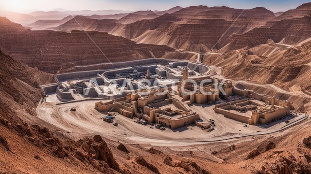 أماكن مناجم النيكل العربي، مناطق التنقيب عن الثروات الباطنية، الطبيعة الصخرية وتضاريس السلاسل الجبلية، المرتفعات وقمم الجبال في المملكة العربية السعودية، العمل في موقع التعدين، التخلص من الأتربة والصخور ونقلها بعيدا