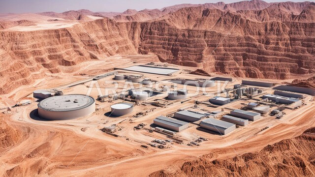 التكوينات والتشكيلات الصخرية والتضاريس في الطبيعة الجبلية, مناجم النيكل الطبيعي, التنقيب عن الثروات الباطنية الخام, أعمال الحفر والاستنباط في موقع التعدين, النهضة بالاقتصاد الوطني في المملكة العربية السعودية