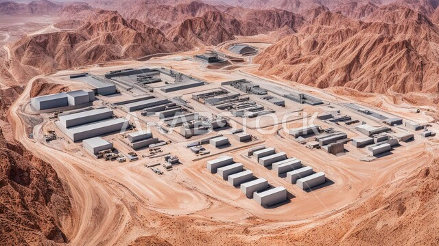 التكوينات والتشكيلات الصخرية والتضاريس في الطبيعة الجبلية, مناجم النيكل الطبيعي, التنقيب عن الثروات الباطنية الخام, أعمال الحفر والاستنباط في موقع التعدين, النهضة بالاقتصاد الوطني في المملكة العربية السعودية