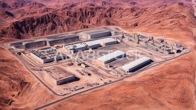 التنقيب عن الثروات الباطنية الخام، أعمال الحفر والاستنباط في موقع التعدين، النهضة بالاقتصاد الوطني في المملكة العربية السعودية، التكوينات والتشكيلات الصخرية والتضاريس في الطبيعة الجبلية, مناجم النيكل الطبيعي