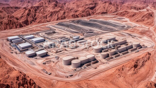 التنقيب عن الثروات الباطنية الخام، أعمال الحفر والاستنباط في موقع التعدين، النهضة بالاقتصاد الوطني في المملكة العربية السعودية، التكوينات والتشكيلات الصخرية والتضاريس في الطبيعة الجبلية, مناجم النيكل الطبيعي