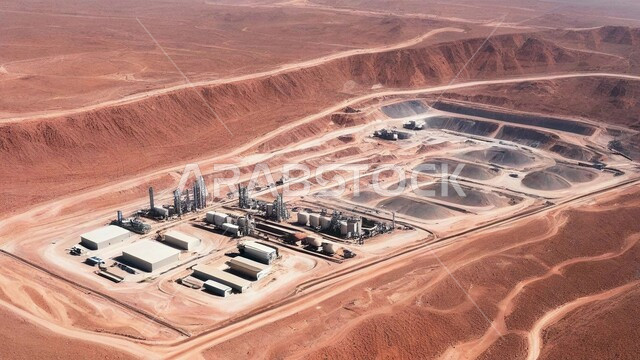 مناجم النيكل الطبيعي، التنقيب عن الثروات الباطنية الخام، أعمال الحفر والاستنباط في موقع التعدين، النهضة بالاقتصاد الوطني في المملكة العربية السعودية، التكوينات والتشكيلات الصخرية والتضاريس في الطبيعة الجبلية