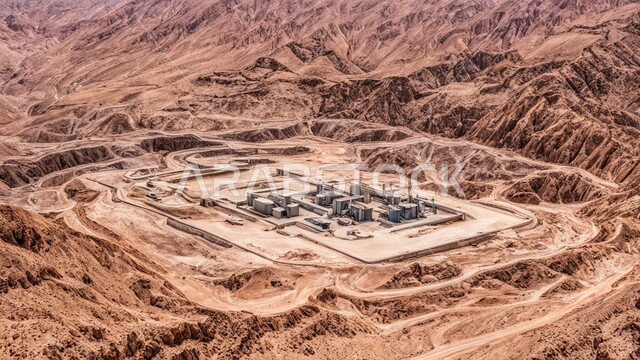 النهضة بالاقتصاد الوطني في المملكة العربية السعودية، أعمال الحفر والاستنباط في موقع التجريف، طبيعة الجبال والعميقة، مناجم النيكل الطبيعية، التنقيب عن الثروات الباطنية الخام، خطط وتشكيلات الرملية