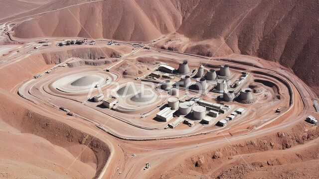 مناجم النيكل الطبيعي، التنقيب عن الثروات الباطنية الخام، أعمال الحفر والاستنباط في موقع التعدين، النهضة بالاقتصاد الوطني في المملكة العربية السعودية، الطبيعة الجبلية والتضاريس، التكوينات والتشكيلات الرملية