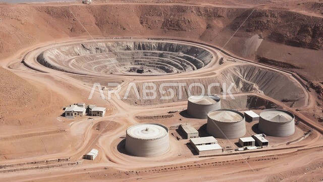 أعمال الحفر والاستنباط في موقع التعدين، النهضة بالاقتصاد الوطني في المملكة العربية السعودية، الطبيعة الجبلية والتضاريس، مناجم النيكل الطبيعي، التنقيب عن الثروات الباطنية الخام، التكوينات والتشكيلات الرملية