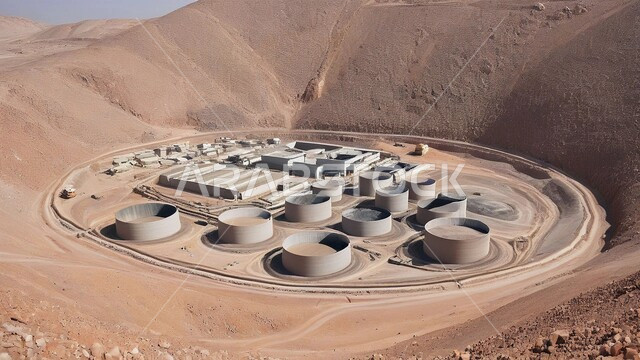 مناجم النيكل الطبيعي، التنقيب عن الثروات الباطنية الخام، أعمال الحفر والاستنباط في موقع التعدين، النهضة بالاقتصاد الوطني في المملكة العربية السعودية، الطبيعة الجبلية والتضاريس، التكوينات والتشكيلات الرملية