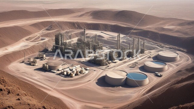  التنقيب عن الثروات الباطنية الخام، التكوينات والتشكيلات الرملية،  أعمال الحفر والاستنباط في موقع التعدين، الطبيعة الجبلية والتضاريس، مناجم النيكل الطبيعي، النهضة بالاقتصاد الوطني في المملكة العربية السعودية