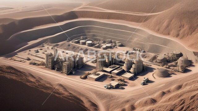  التنقيب عن الثروات الباطنية الخام، التكوينات والتشكيلات الرملية،  أعمال الحفر والاستنباط في موقع التعدين، الطبيعة الجبلية والتضاريس، مناجم النيكل الطبيعي، النهضة بالاقتصاد الوطني في المملكة العربية السعودية