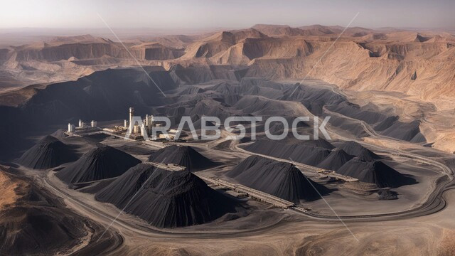 Huge quantities of national coal production, areas of exploration for raw underground resources, rocky nature and terrain of mountain ranges, locations of natural coal mines, highlands and mountain peaks