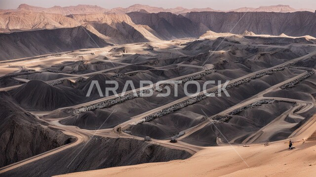 كميات ضخمة من انتاج الفحم الوطني، مناطق التنقيب عن الثروات الباطنية الخام، الطبيعة الصخرية وتضاريس السلاسل الجبلية، أماكن مناجم الفحم الطبيعي، المرتفعات وقمم الجبال