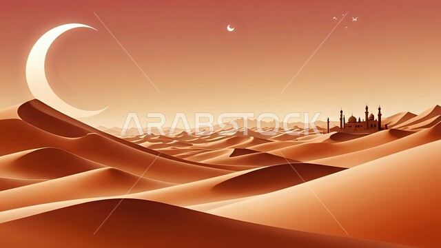 الطبيعة الجبلية في السعودية، التشكيلات والتكوينات الصخرية، الكثبان والتلال الرملية في المناطق الصحراوية، مغامرات ورحلات السفاري في الصحاري، رسوم توضيحية لصحراء المملكة