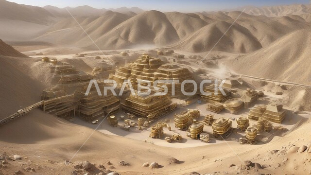 مناطق التنقيب عن الثروات الباطنية واستخراج الموارد الطبيعية، أماكن مناجم الذهب الطبيعي الأصيل، المعدات والالات الثقيلة الضخمة ، معامل ومصانع المملكة العربية السعودية، أعمال الحفر والتعدين