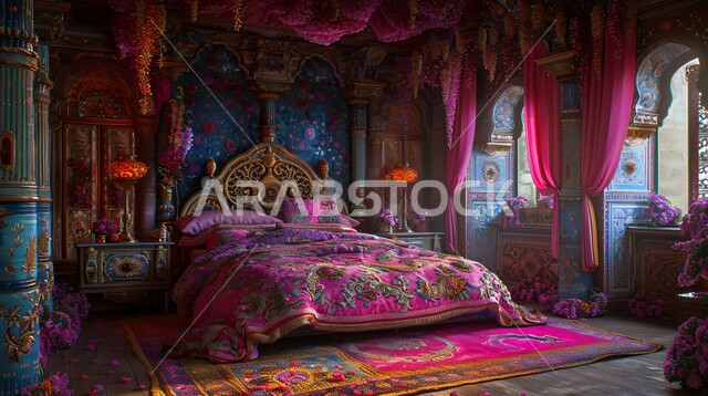  الديكورات الداخلية للمنازل الفاخرة، غرف نوم بتصاميم قديمة على الطراز الكلاسيكي، فلل وشقق سكنية في المملكة العربية السعودية، فن التصميم الداخلي والأثاث الراقي بألوان هادئة، مفهوم الراحة والاسترخاء