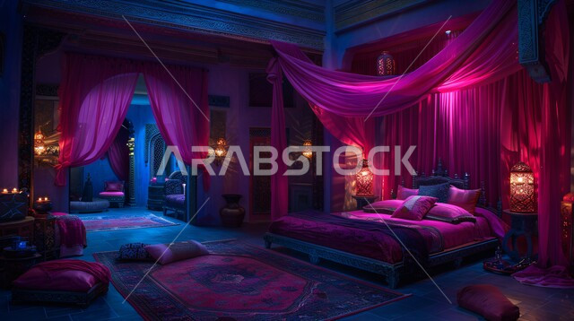  الديكورات الداخلية للمنازل الفاخرة، غرف نوم بتصاميم قديمة على الطراز الكلاسيكي، فلل وشقق سكنية في المملكة العربية السعودية، فن التصميم الداخلي والأثاث الراقي بألوان هادئة، مفهوم الراحة والاسترخاء