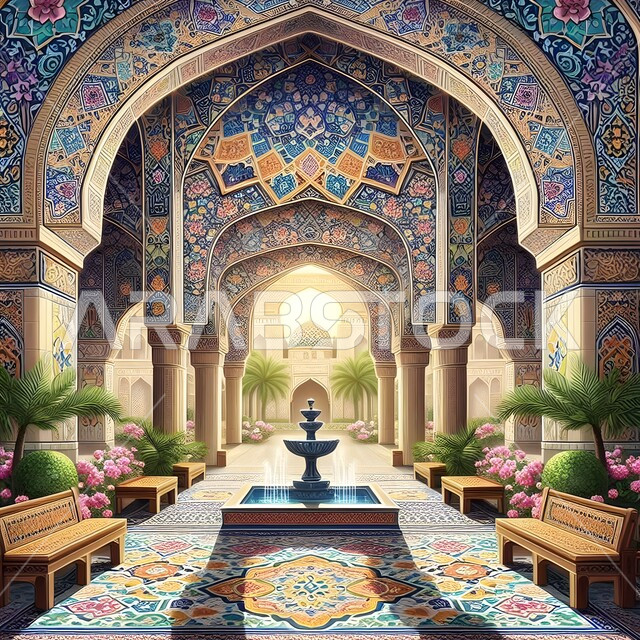 التصاميم و الديكورات الدينية الإسلامية, الزخارف و الأقواس على الجدران في مساجد المملكة العربية السعودية, الفن الهندسي المعماري على الطراز العربي الإسلامي, مفهوم العبادة و التقرب إلى الله تعالى