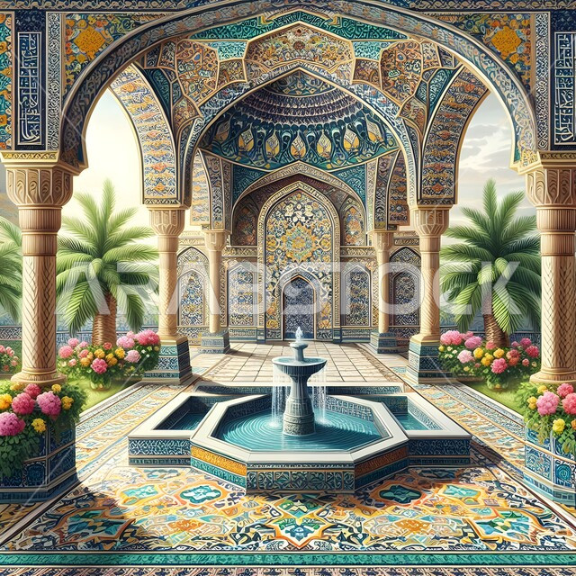 التصاميم و الديكورات الدينية الإسلامية, الزخارف و الأقواس على الجدران في مساجد المملكة العربية السعودية, الفن الهندسي المعماري على الطراز العربي الإسلامي, مفهوم العبادة و التقرب إلى الله تعالى