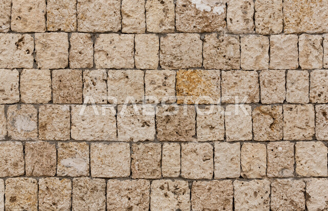 صورة لحائط حجري  قديم ، نمط بناء قديم ، ورق حائط