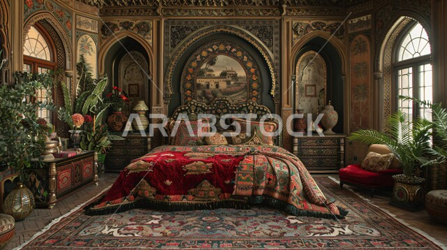 الزينه بالنباتات والاعشاب الخضراء ،  شقق وفلل سكنية بديكورات متطورة، فنون الهندسة المعمارية،  أثاث منزلي راقي وأنيق، غرف بتصاميم داخلية عصرية فاخرة، سرير ووسائد مريحة، تصميم داخلي لغرفة نوم  بأسلوب حديث، فنادق ومنتجعات حديثة