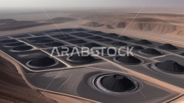 مناجم الفحم الطبيعي العربية، مناطق التنقيب عن الثروات الباطنية، الطبيعة الصخرية وتضاريس السلاسل الجبلية، المرتفعات وقمم الجبال في المملكة العربية السعودية, كميات ضخمة من إنتاج الفحم الوطني