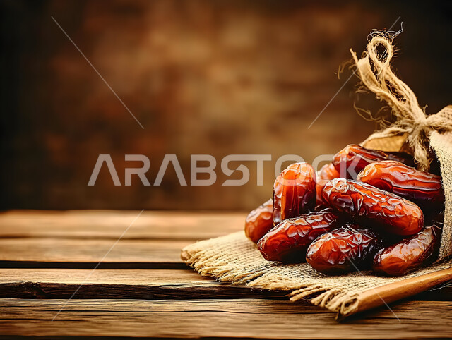 وجبة غذائية صحية ذات قيمة عاليه، الأنواع المختلفة من التمور اللذيذة، صورة مقربة لحبات التمر المجدول المتجعد، ضيافة رمضانية شهية، أطعمة غنية بالسكريات، منتجات وطنية محلية في المملكة العربية السعودية