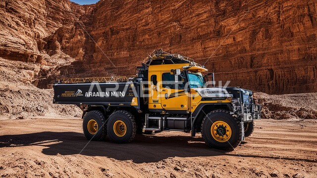 مناطق التنقيب عن الثروات الباطنية الثمينة، الطبيعة الرملية وتضاريس السلاسل الجبلية في المملكة العربية السعودية، مناجم الفحم الطبيعي العربي، الالات والمعدات الضخمة الثقلية في موقع العمل