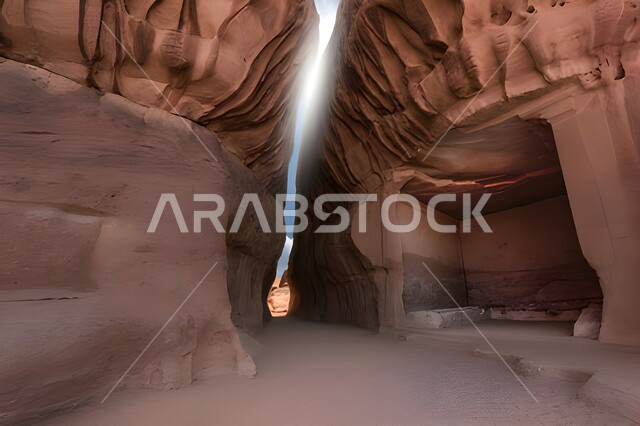 معالم اثرية تاريخية قديمة في تبوك، اماكن سياحية مشهورة في المملكة العربية السعودية، المحميات الطبيعية الصحراوية، صورة ظلية لسلسلة الجبال والتكوينات والتشكلات الصخرية في منطقة الزيته، المناطق الصحراوية والكثبان الرملية في البراري، سالوييت