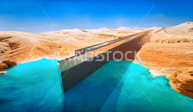  الاستدامة والتخطيط المعماري لقطاع العقارات، الابتكارات المستقبلية في البنية التحتية للمدن الذكية،  مشروع مدينة لاين نيوم المستدامة والمستقلة، عروض مرئية وتقنيات هندسية ومعمارية، رؤية سعودية مستقبلية 2030